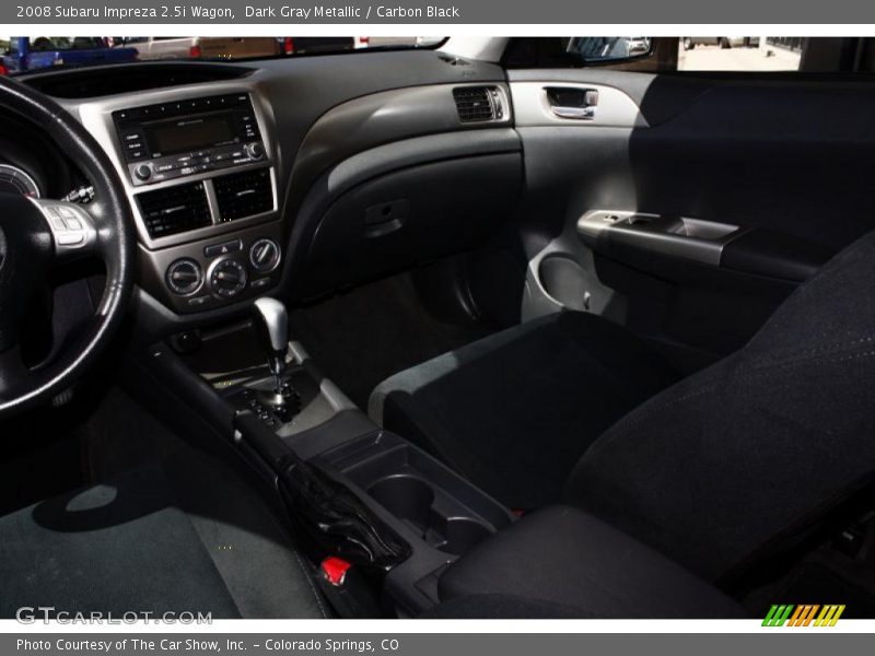 Dark Gray Metallic / Carbon Black 2008 Subaru Impreza 2.5i Wagon