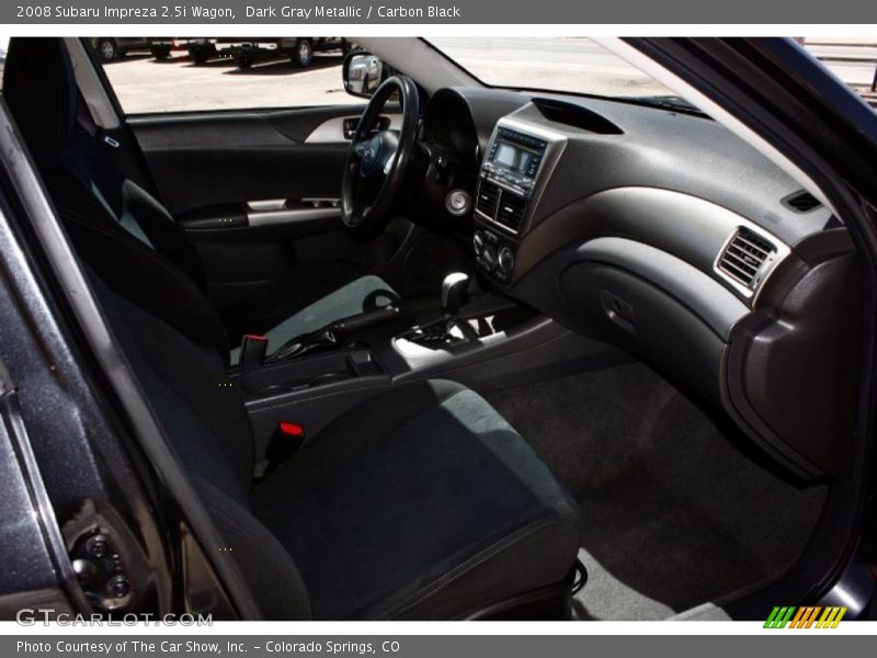 Dark Gray Metallic / Carbon Black 2008 Subaru Impreza 2.5i Wagon