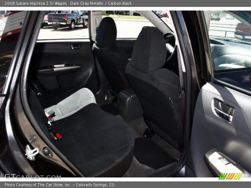 Dark Gray Metallic / Carbon Black 2008 Subaru Impreza 2.5i Wagon