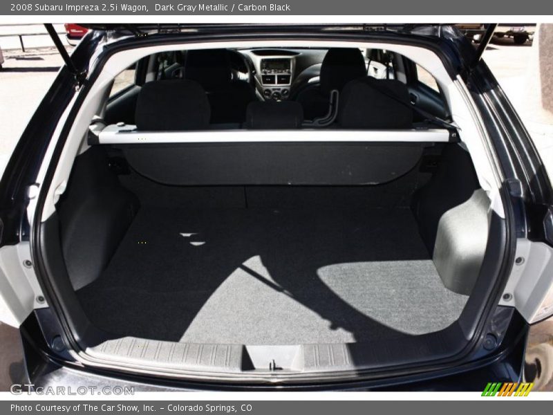 Dark Gray Metallic / Carbon Black 2008 Subaru Impreza 2.5i Wagon
