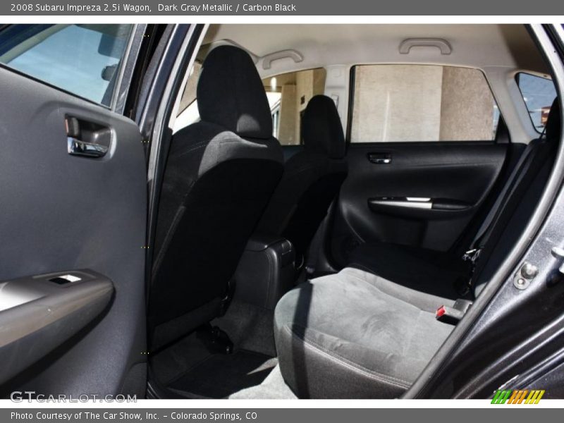 Dark Gray Metallic / Carbon Black 2008 Subaru Impreza 2.5i Wagon