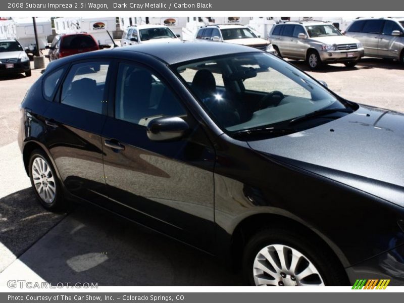 Dark Gray Metallic / Carbon Black 2008 Subaru Impreza 2.5i Wagon