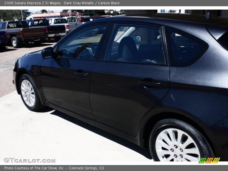 Dark Gray Metallic / Carbon Black 2008 Subaru Impreza 2.5i Wagon