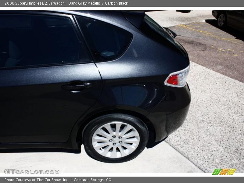 Dark Gray Metallic / Carbon Black 2008 Subaru Impreza 2.5i Wagon