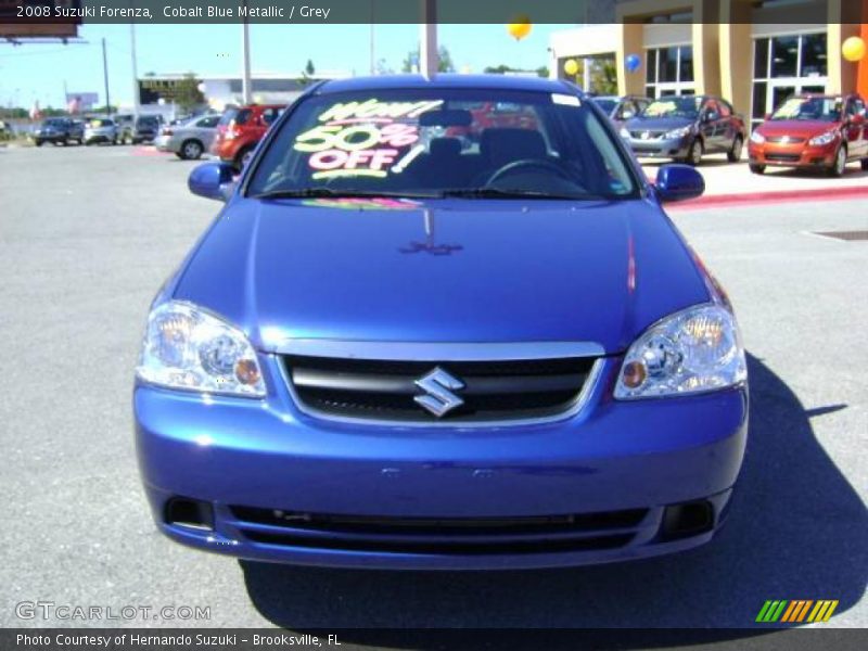 Cobalt Blue Metallic / Grey 2008 Suzuki Forenza