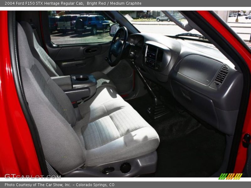 Bright Red / Medium Graphite 2004 Ford F150 STX Heritage Regular Cab