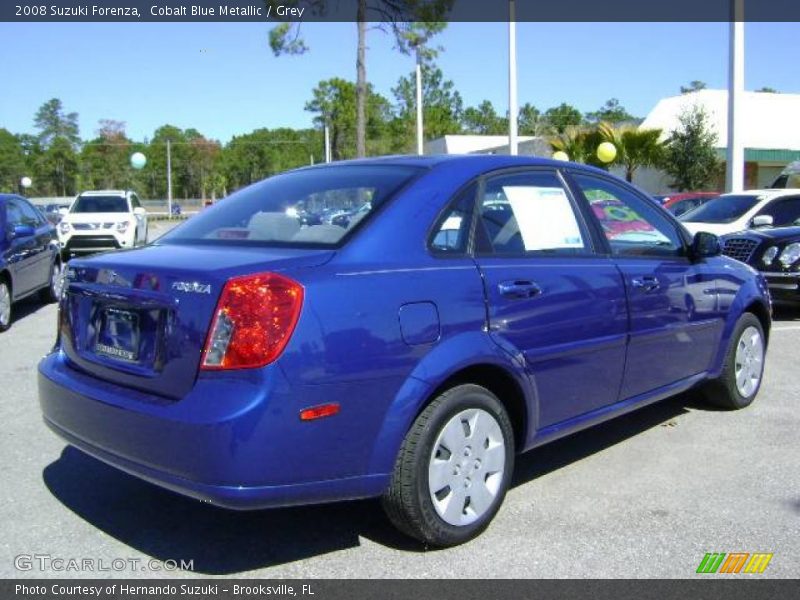 Cobalt Blue Metallic / Grey 2008 Suzuki Forenza