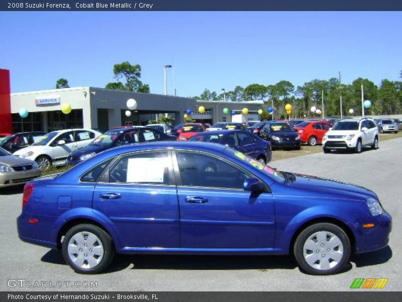 Cobalt Blue Metallic / Grey 2008 Suzuki Forenza