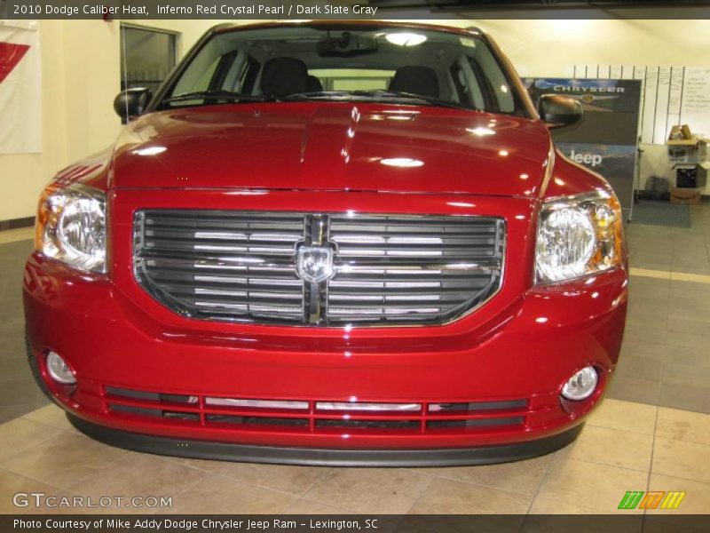 Inferno Red Crystal Pearl / Dark Slate Gray 2010 Dodge Caliber Heat