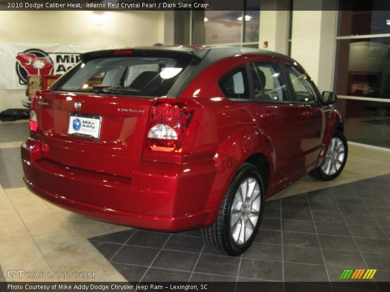 Inferno Red Crystal Pearl / Dark Slate Gray 2010 Dodge Caliber Heat