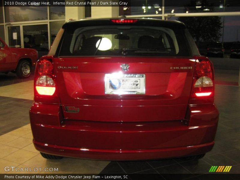 Inferno Red Crystal Pearl / Dark Slate Gray 2010 Dodge Caliber Heat