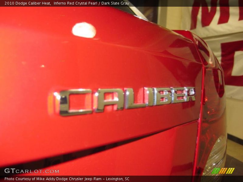 Inferno Red Crystal Pearl / Dark Slate Gray 2010 Dodge Caliber Heat