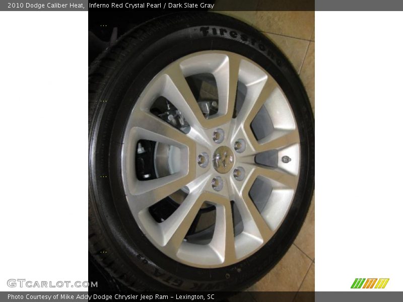 Inferno Red Crystal Pearl / Dark Slate Gray 2010 Dodge Caliber Heat