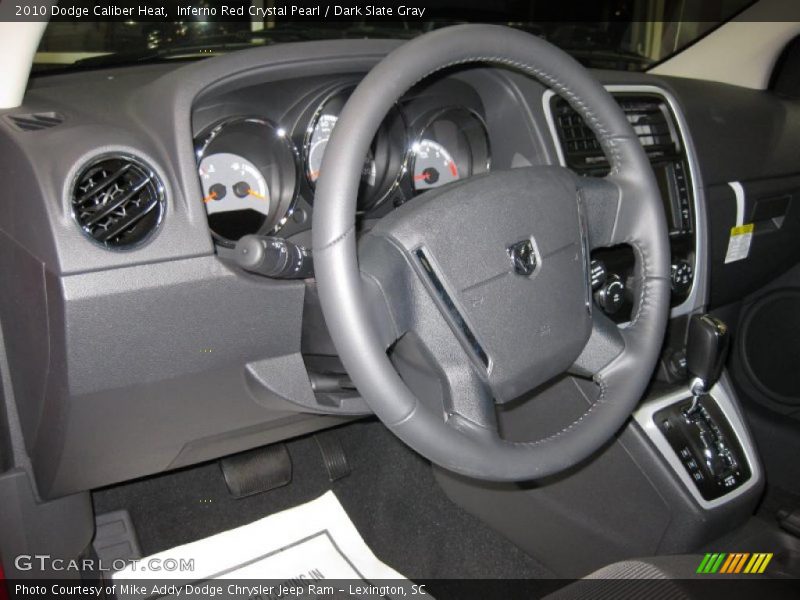 Inferno Red Crystal Pearl / Dark Slate Gray 2010 Dodge Caliber Heat