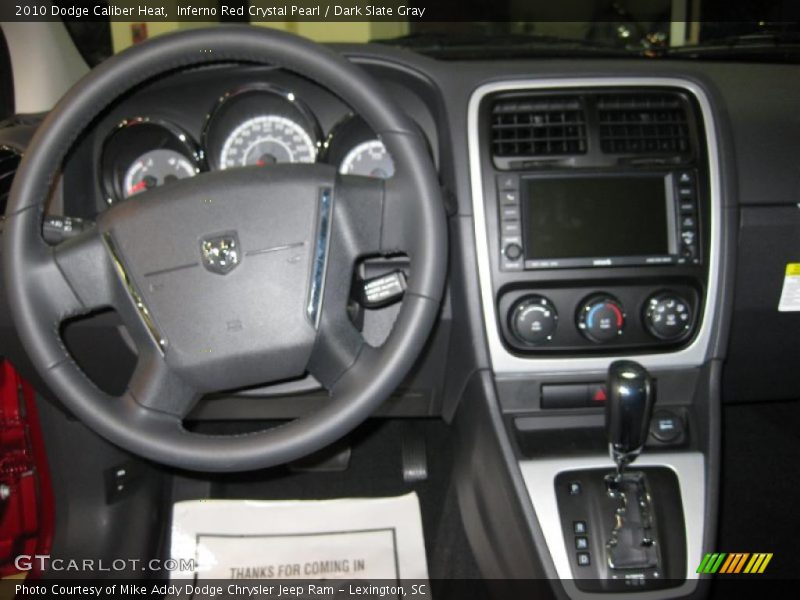 Inferno Red Crystal Pearl / Dark Slate Gray 2010 Dodge Caliber Heat