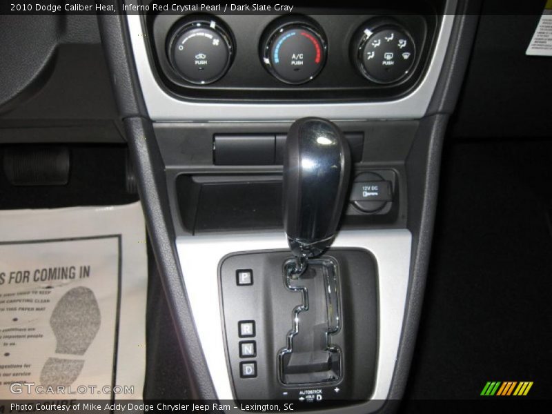 Inferno Red Crystal Pearl / Dark Slate Gray 2010 Dodge Caliber Heat