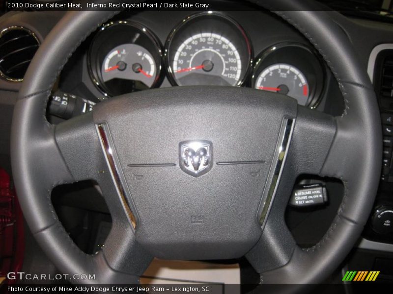 Inferno Red Crystal Pearl / Dark Slate Gray 2010 Dodge Caliber Heat