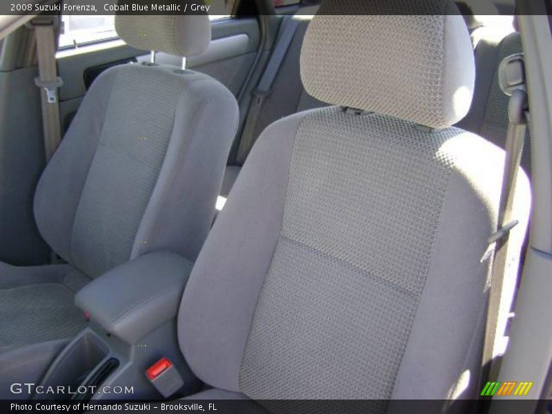 Cobalt Blue Metallic / Grey 2008 Suzuki Forenza