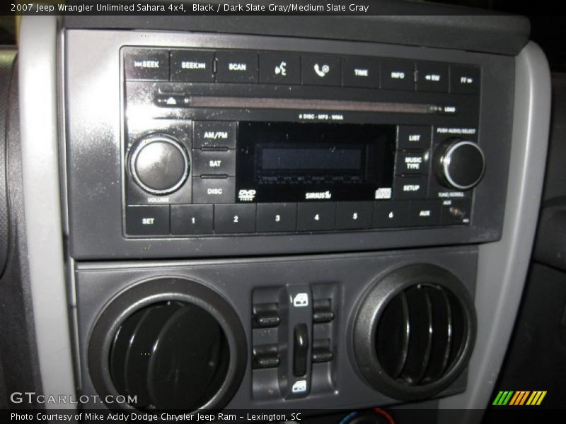 Black / Dark Slate Gray/Medium Slate Gray 2007 Jeep Wrangler Unlimited Sahara 4x4
