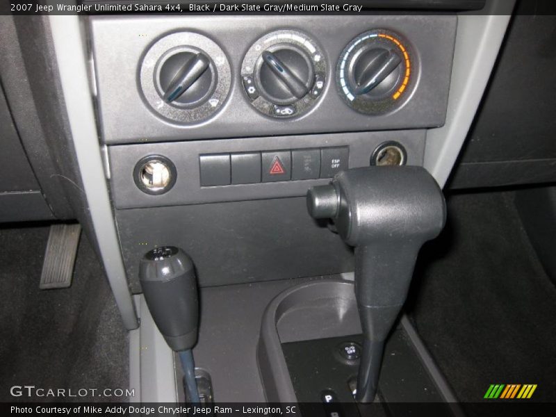 Black / Dark Slate Gray/Medium Slate Gray 2007 Jeep Wrangler Unlimited Sahara 4x4