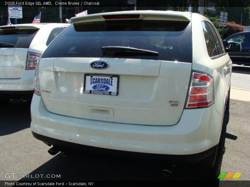Creme Brulee / Charcoal 2008 Ford Edge SEL AWD
