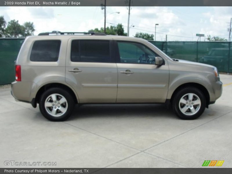 Mocha Metallic / Beige 2009 Honda Pilot EX