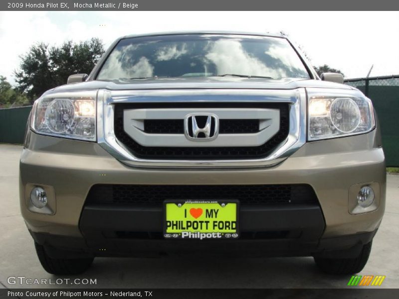 Mocha Metallic / Beige 2009 Honda Pilot EX