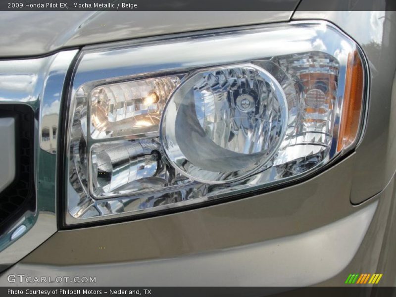 Mocha Metallic / Beige 2009 Honda Pilot EX