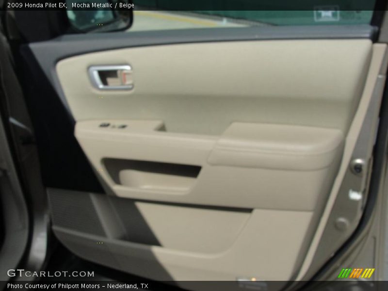 Mocha Metallic / Beige 2009 Honda Pilot EX