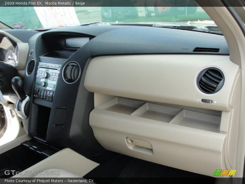 Mocha Metallic / Beige 2009 Honda Pilot EX