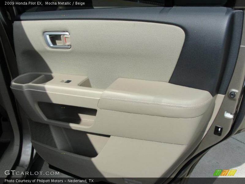 Mocha Metallic / Beige 2009 Honda Pilot EX