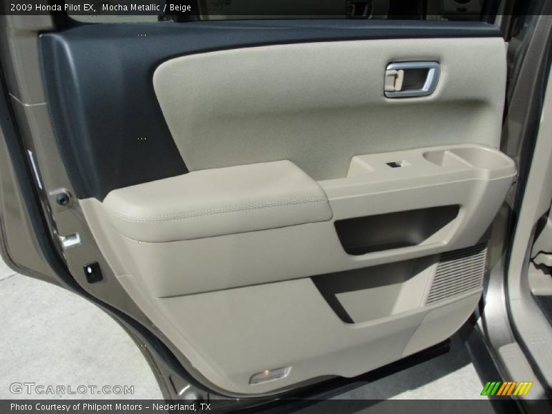 Mocha Metallic / Beige 2009 Honda Pilot EX