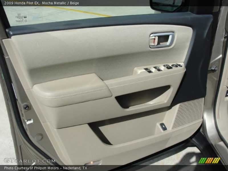 Mocha Metallic / Beige 2009 Honda Pilot EX