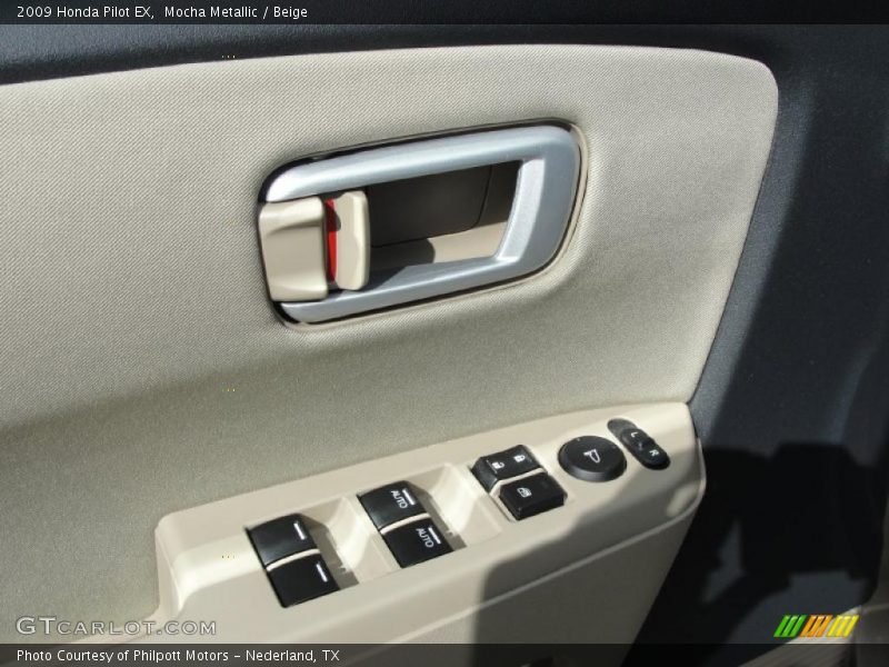 Mocha Metallic / Beige 2009 Honda Pilot EX