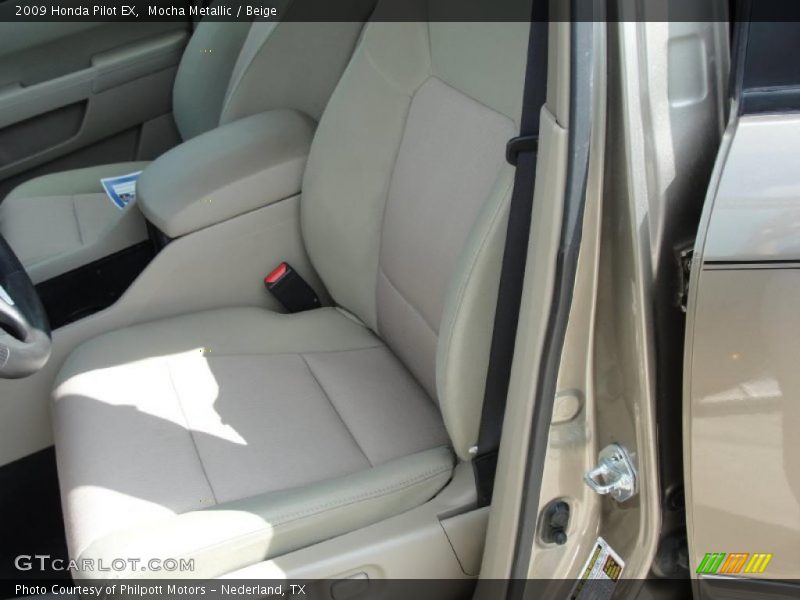 Mocha Metallic / Beige 2009 Honda Pilot EX