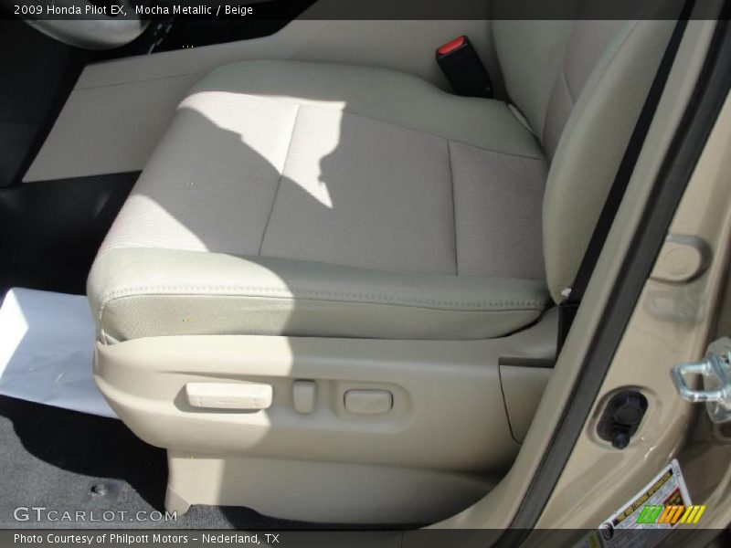Mocha Metallic / Beige 2009 Honda Pilot EX