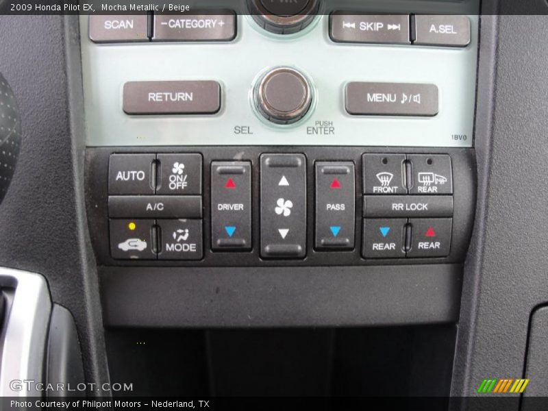 Mocha Metallic / Beige 2009 Honda Pilot EX