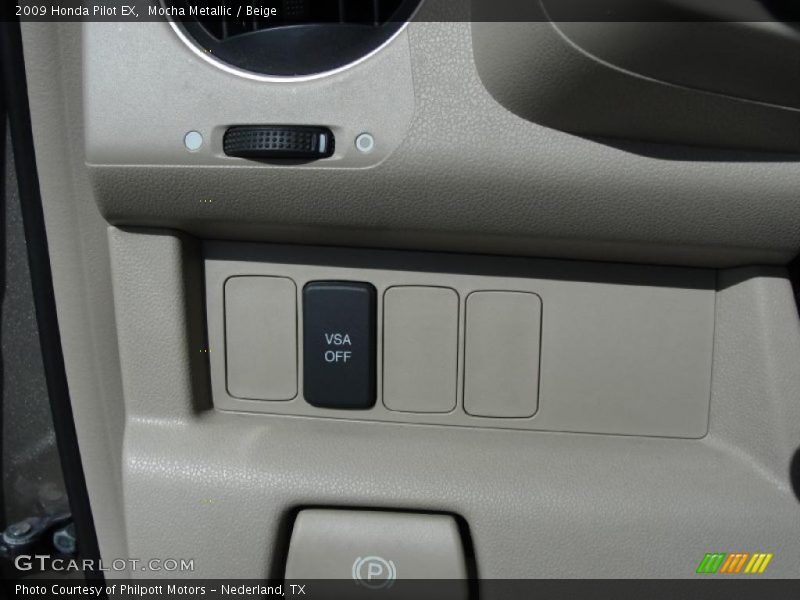 Mocha Metallic / Beige 2009 Honda Pilot EX