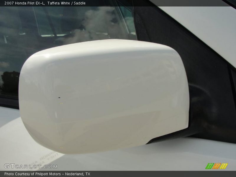 Taffeta White / Saddle 2007 Honda Pilot EX-L