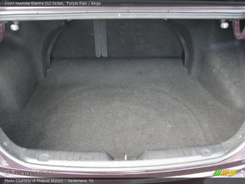 Purple Rain / Beige 2007 Hyundai Elantra GLS Sedan