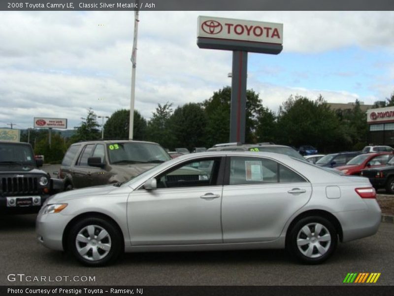 Classic Silver Metallic / Ash 2008 Toyota Camry LE