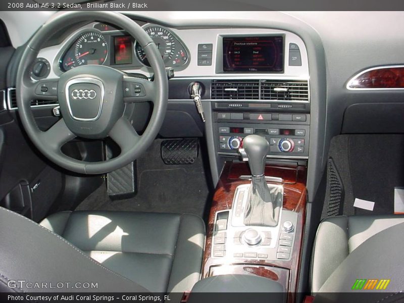 Brilliant Black / Black 2008 Audi A6 3.2 Sedan
