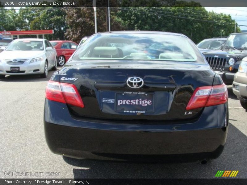Black / Bisque 2008 Toyota Camry LE