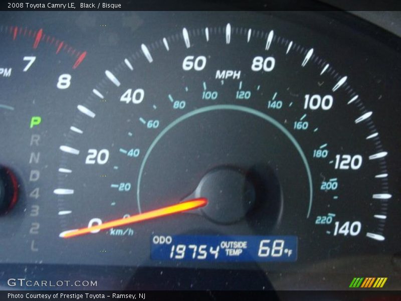 Black / Bisque 2008 Toyota Camry LE