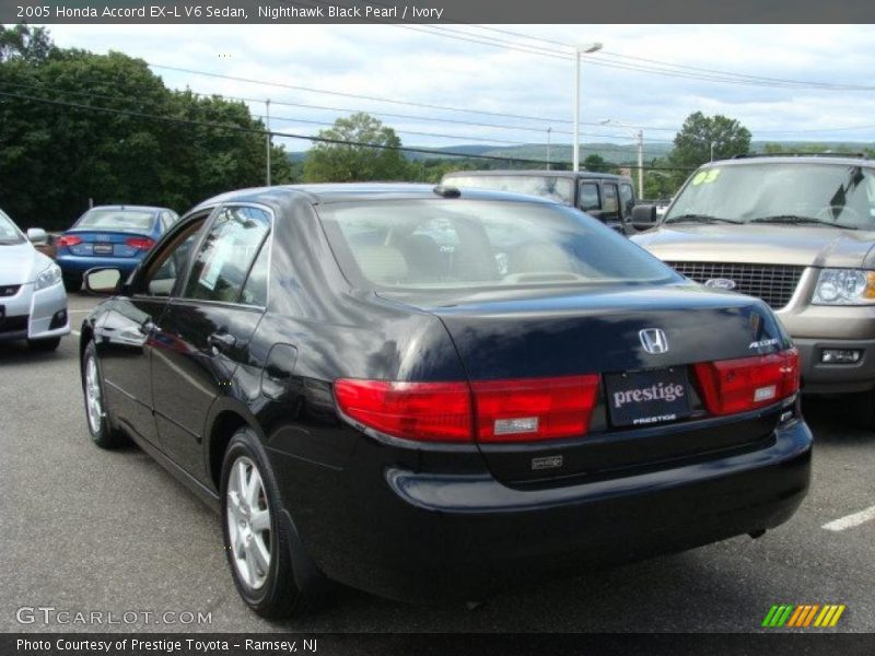 Nighthawk Black Pearl / Ivory 2005 Honda Accord EX-L V6 Sedan