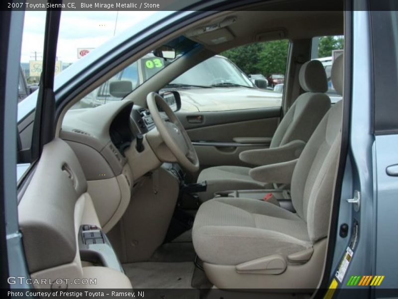 Blue Mirage Metallic / Stone 2007 Toyota Sienna CE