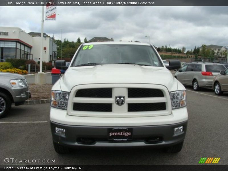 Stone White / Dark Slate/Medium Graystone 2009 Dodge Ram 1500 TRX4 Crew Cab 4x4