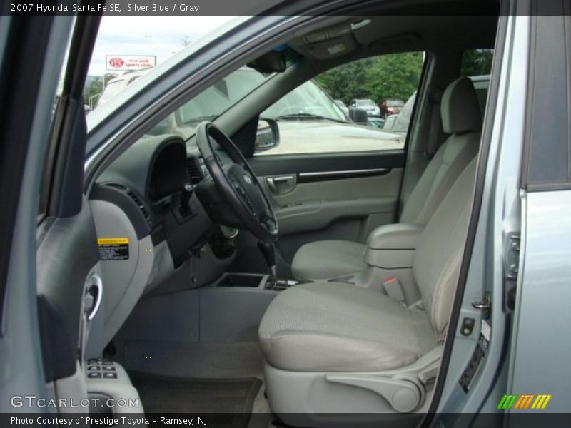 Silver Blue / Gray 2007 Hyundai Santa Fe SE