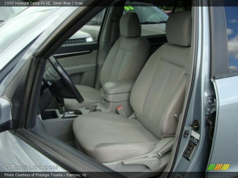 Silver Blue / Gray 2007 Hyundai Santa Fe SE