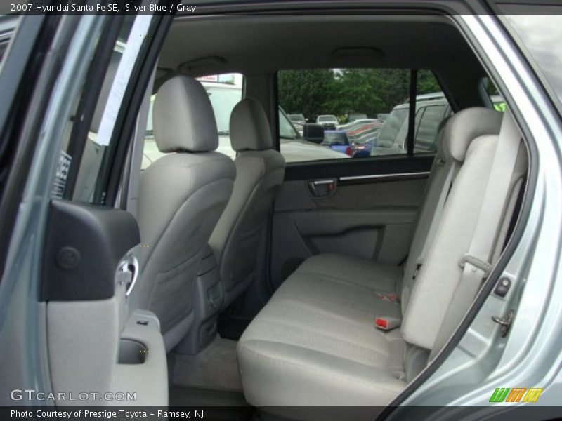 Silver Blue / Gray 2007 Hyundai Santa Fe SE